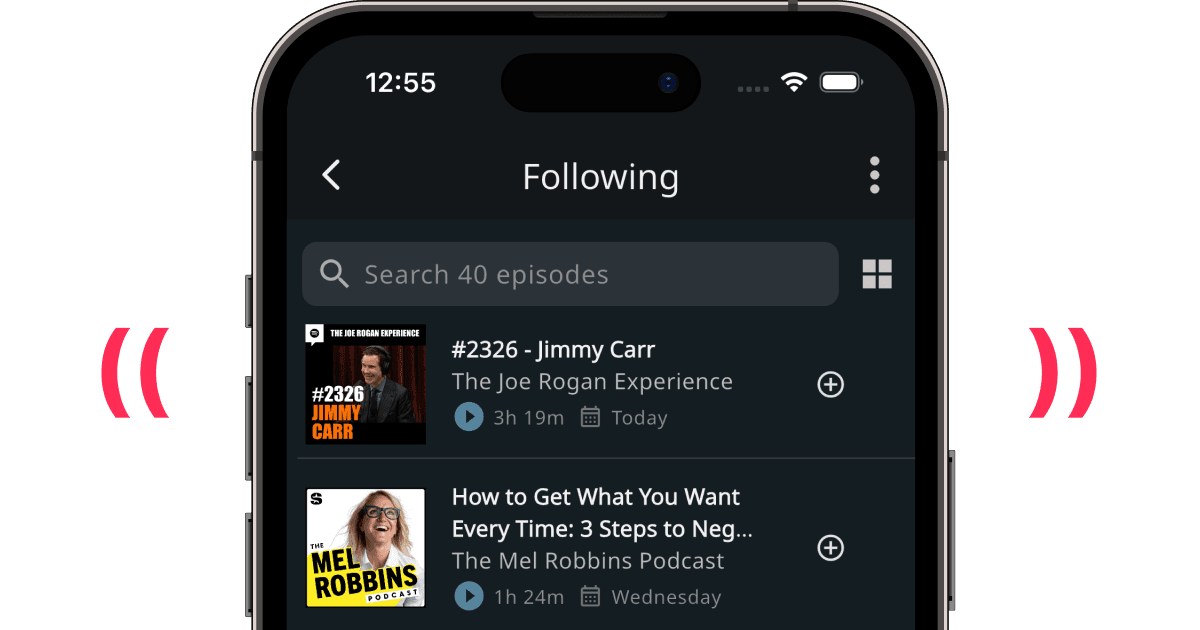 Podcast inbox