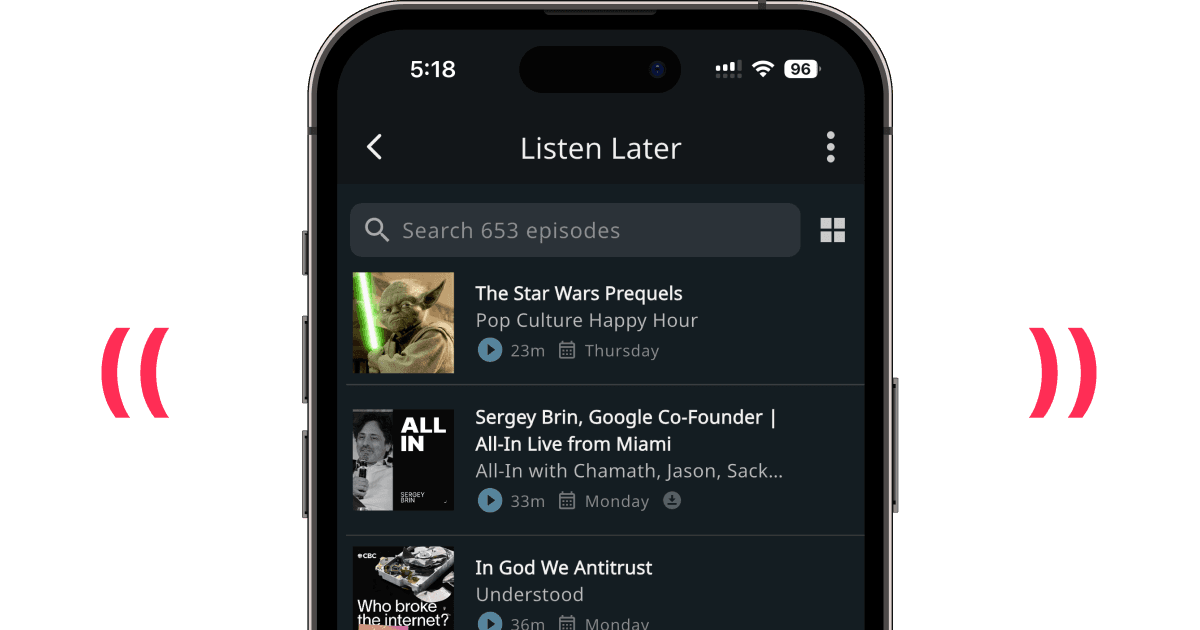 Podcast playlists