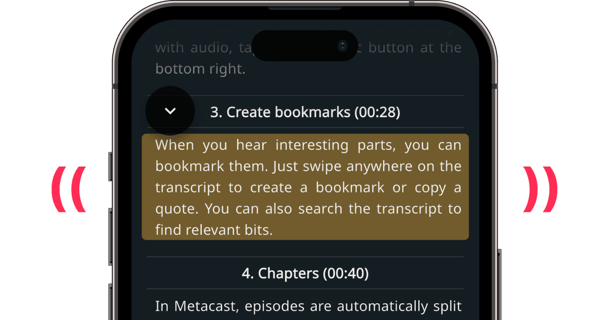 Podcast transcripts