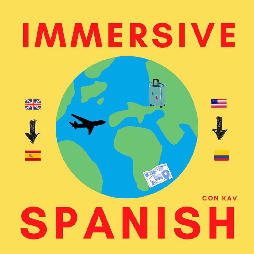 Immersive Spanish - podcast cover