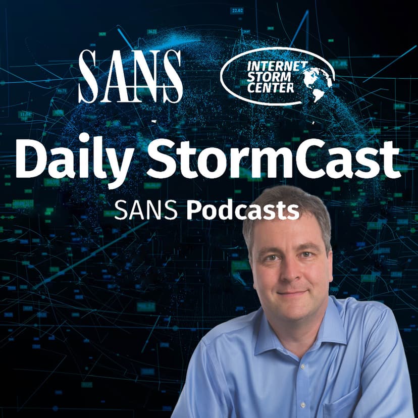 SANS Internet Stormcenter Daily Cyber Security Podcast (Stormcast) - podcast cover