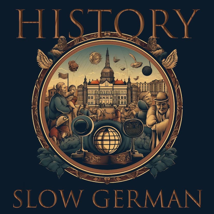 History in Slow German - podcast cover