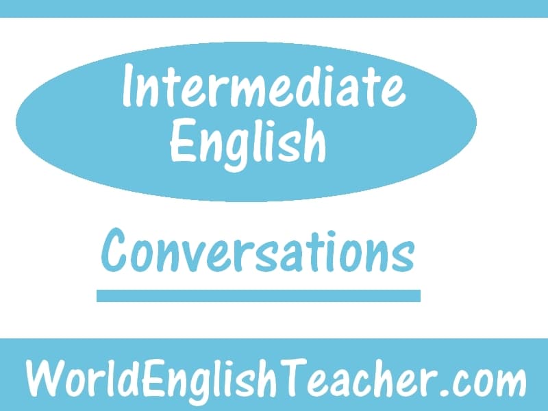 Intermediate English Conversations - podcast cover