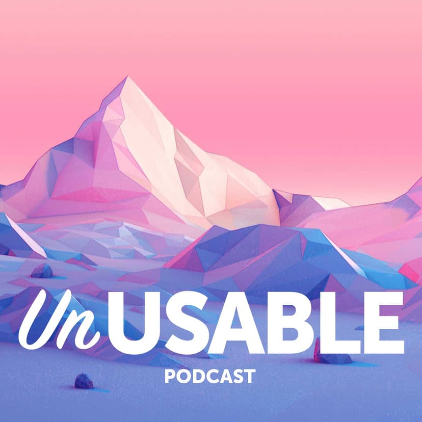 Unusable podcast (UX & usability) - podcast cover