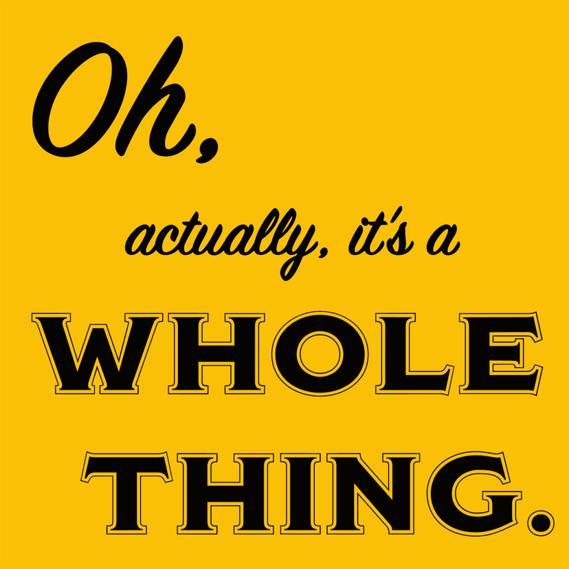 Oh, Actually, It's a Whole Thing - podcast cover