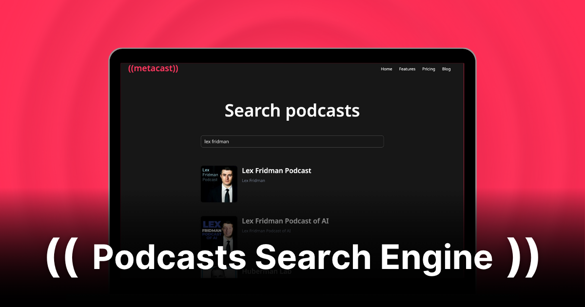 Search podcasts in Metacast web app | Metacast Blog