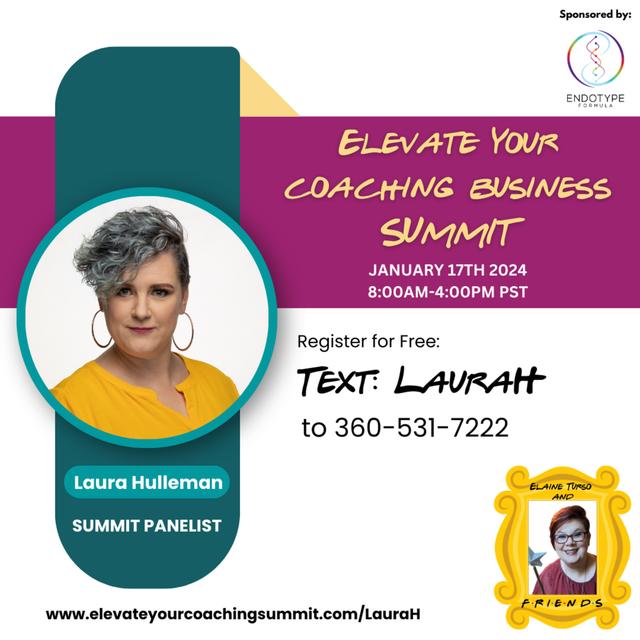 Meet the Panelist Laura Hulleman of Elevate your Coaching Business Summit. Topic: Branding Consultant - podcast episode cover