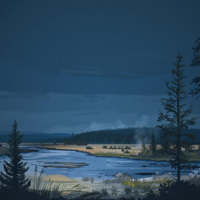 Yellowstone National Park Nature Ambience - podcast episode cover
