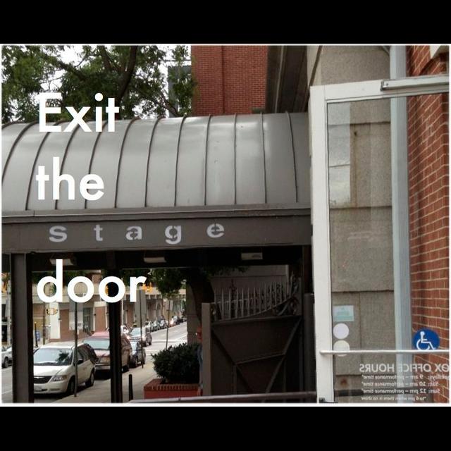 exit the stage door - dcp creative - podcast cover
