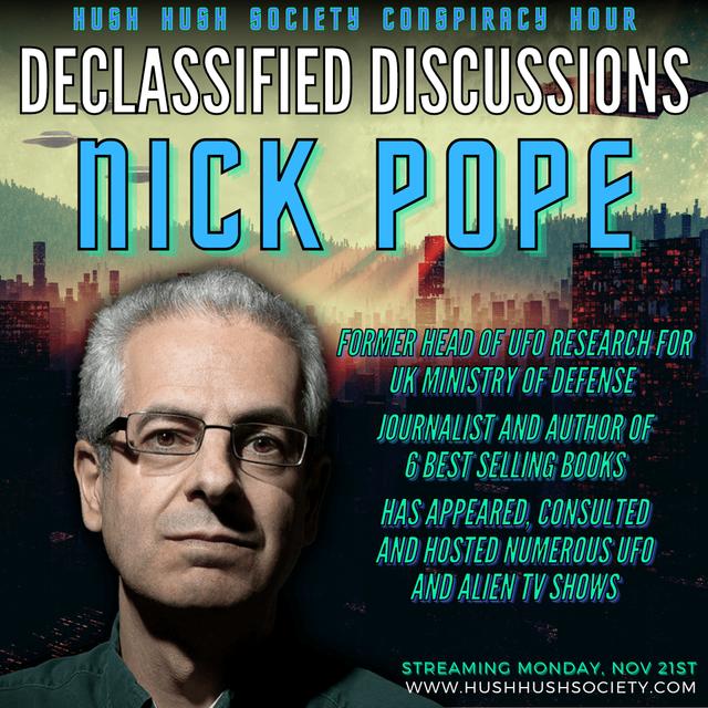 Declassified Discussions: Nick Pope - podcast episode cover