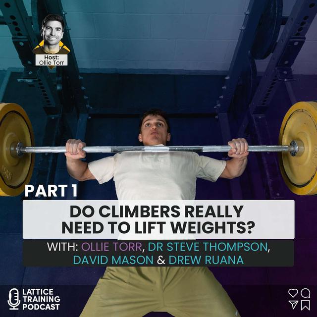 Do Climbers Really Need to Lift Weights? | Part 1 - podcast episode cover